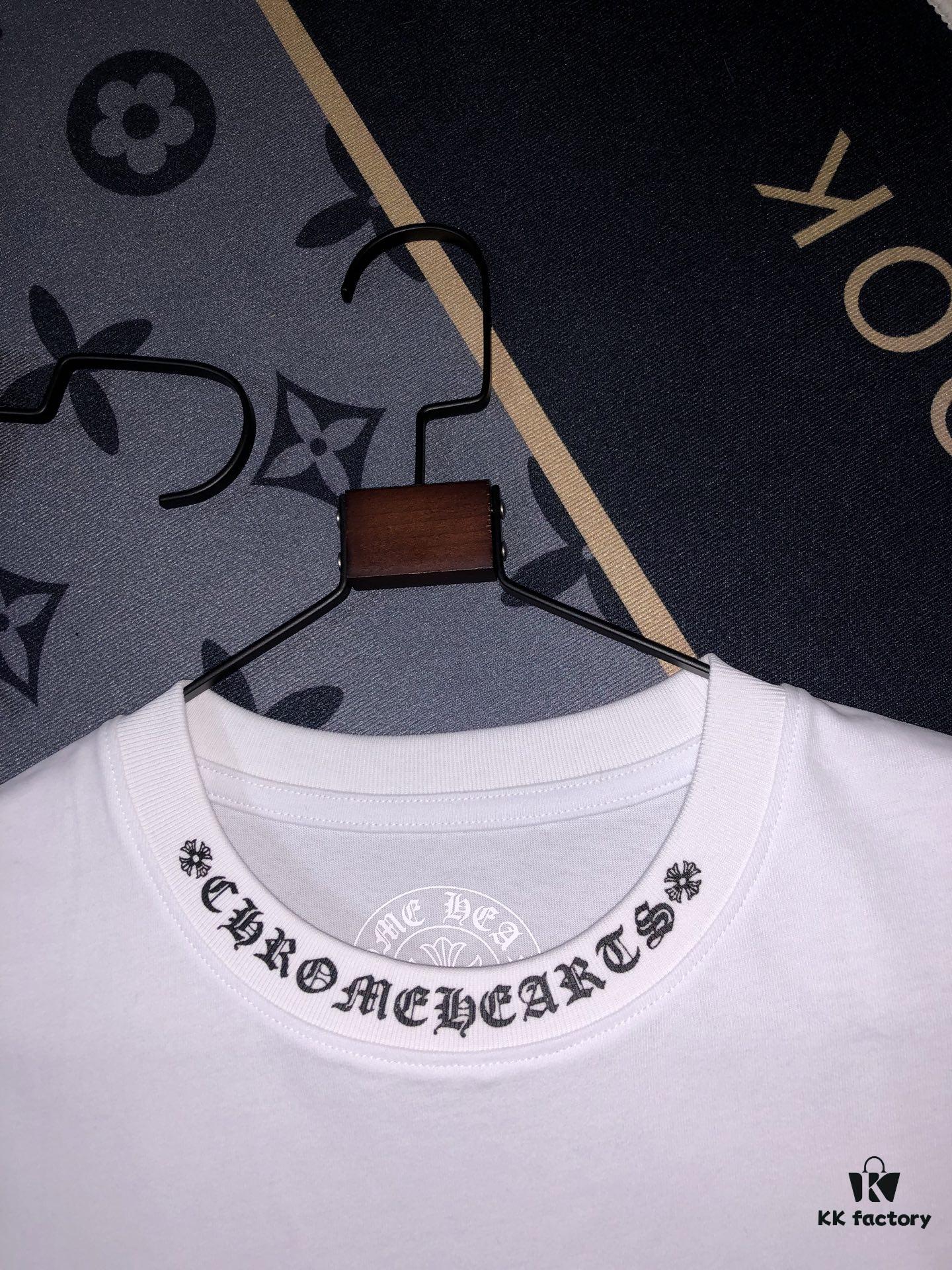 Chrome Hearts / 25s Summer Collection, Front and Back Print, 260g Combed Compact Cotton, High Quality Unisex T-Shirt