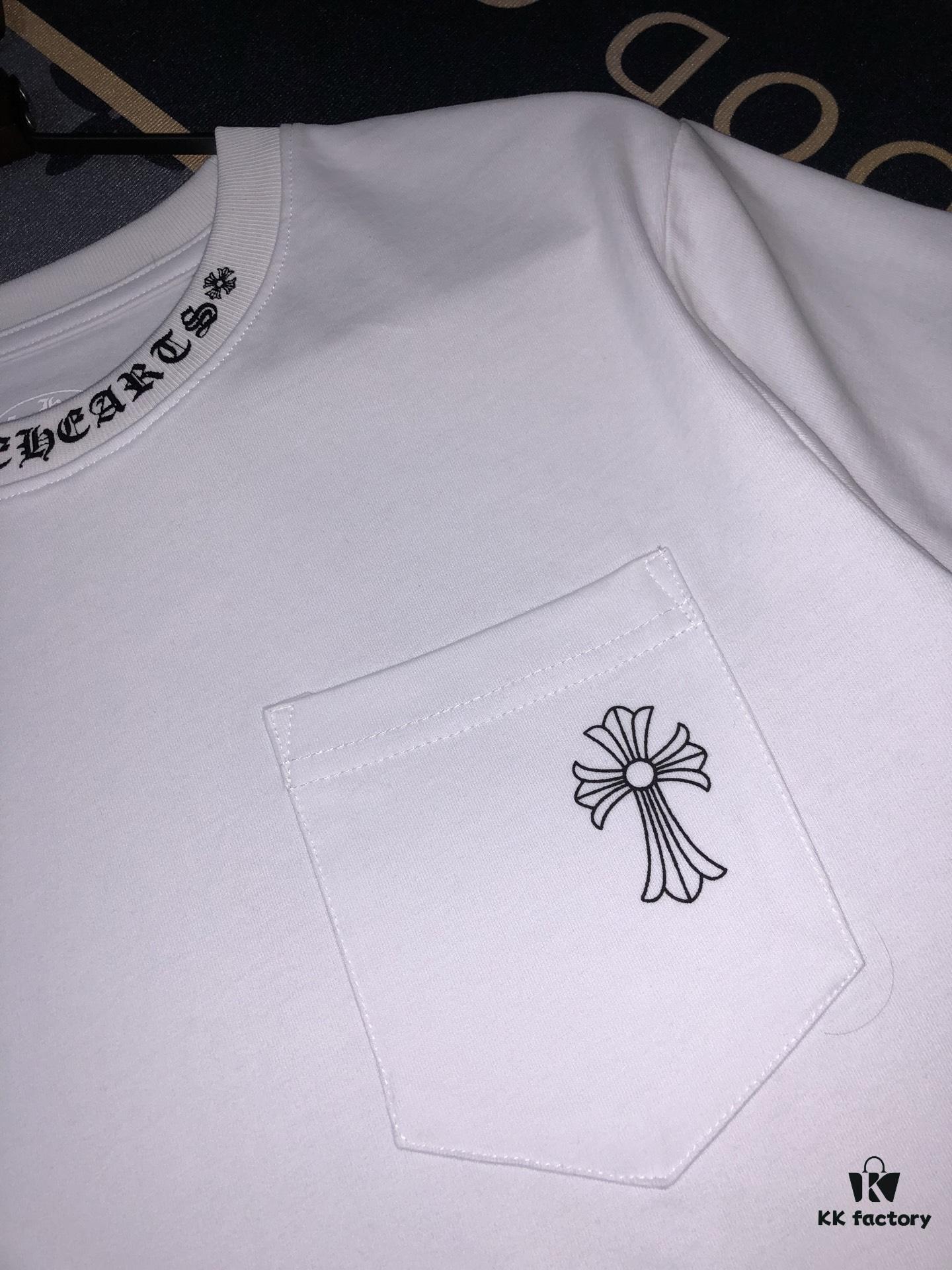 Chrome Hearts / 25s Summer Collection, Front and Back Print, 260g Combed Compact Cotton, High Quality Unisex T-Shirt