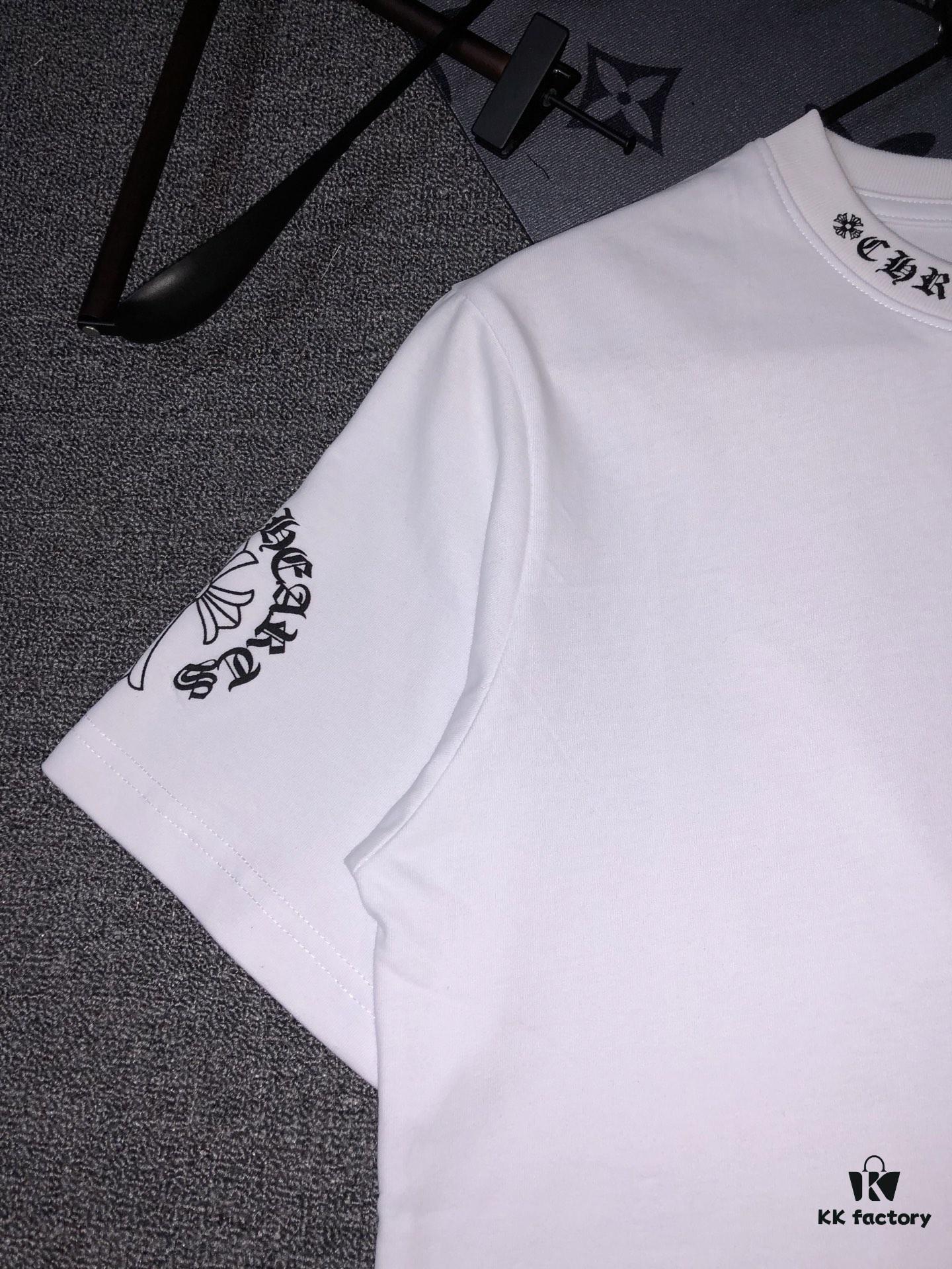 Chrome Hearts / 25s Summer Collection, Front and Back Print, 260g Combed Compact Cotton, High Quality Unisex T-Shirt