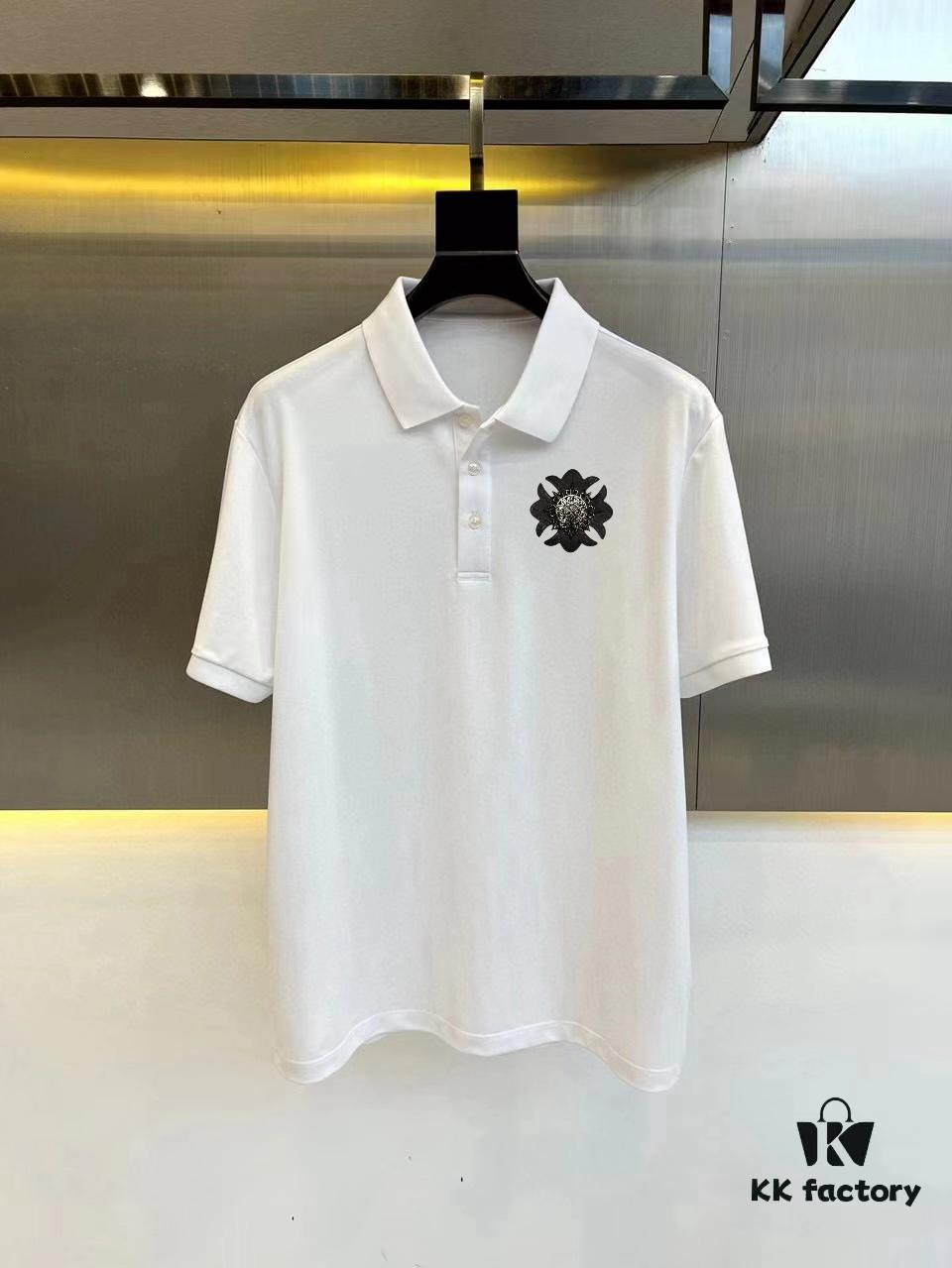Chrome Hearts High-End Exclusive Piqué Polo Shirt (Triple Labels Complete)