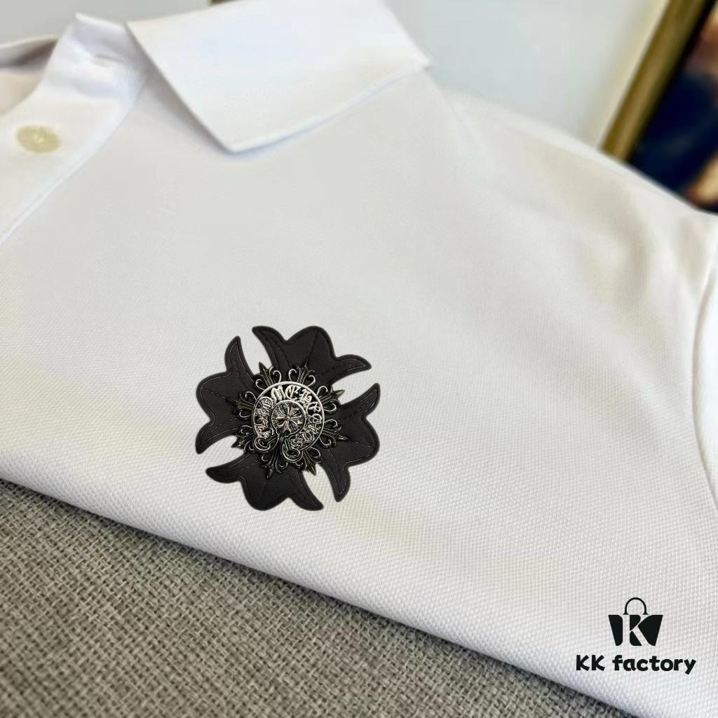 Chrome Hearts High-End Exclusive Piqué Polo Shirt (Triple Labels Complete)