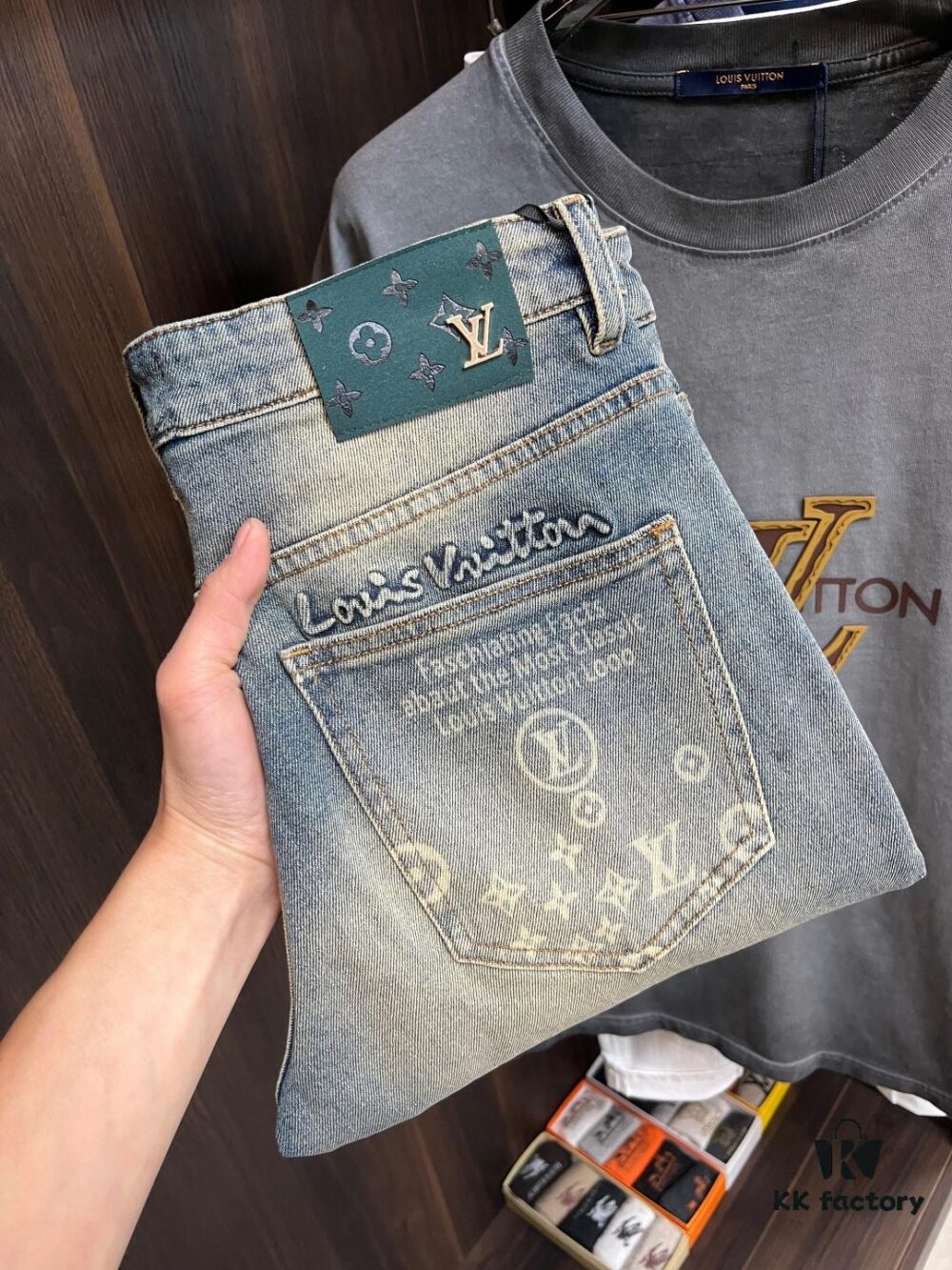 Exclusive New Arrival Crocodile Heart Men's Fashion Casual Jeans, High-End European Style Original Stock Pants, Trendy and Comfortable with Superior Craftsmanship