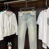 Exclusive New Arrival 🔥 Cross Jewelry Men's Fashion Casual Jeans, High-End European Style Original Stock Pants, Trendy and Comfortable with Excellent Breathability, Impeccable Craftsmanship and Brand Design Elements Reflecting Premium Quality, Featuring a Relaxed Cut for an Outstanding Fit