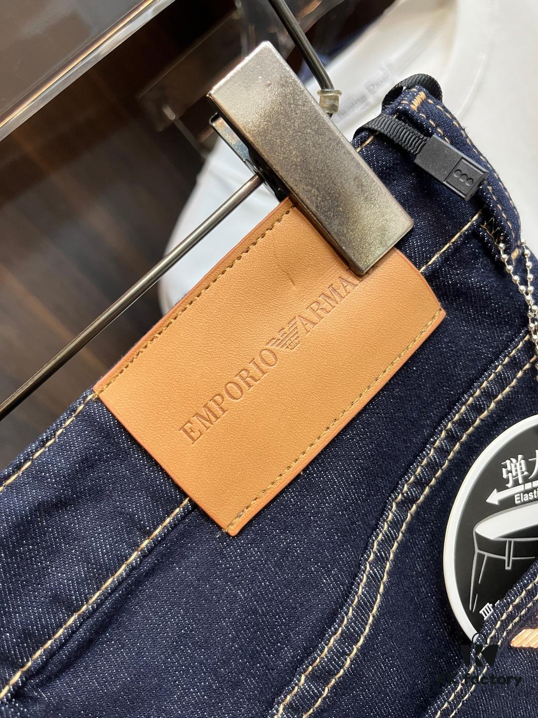 Armani Exclusive New Arrival 🔥 Dua Marini Trendy Men's Fashion Casual Jeans, High-End European Style Original Order Pants, Stylish and Comfortable Casual Trousers with Excellent Breathability and Impeccable Details, Showcasing Brand Design Philosophy and Premium Quality, Featuring a Relaxed Cut with Flattering Silhouette