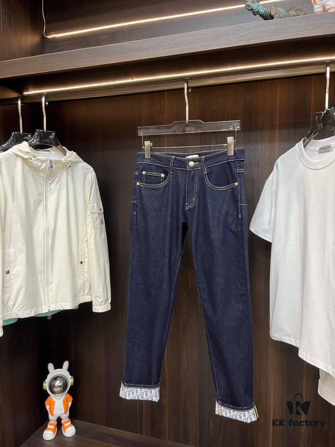 Exclusive New Arrival 🔥 Chrome Hearts Style Men's Fashion Casual Jeans, High-End European Original Design Pants, Trendy and Comfortable with Excellent Breathability and Impeccable Craftsmanship, Brand-Inspired Design Concept Reflects Premium Quality, Featuring a Relaxed Cut for an Outstanding Fit