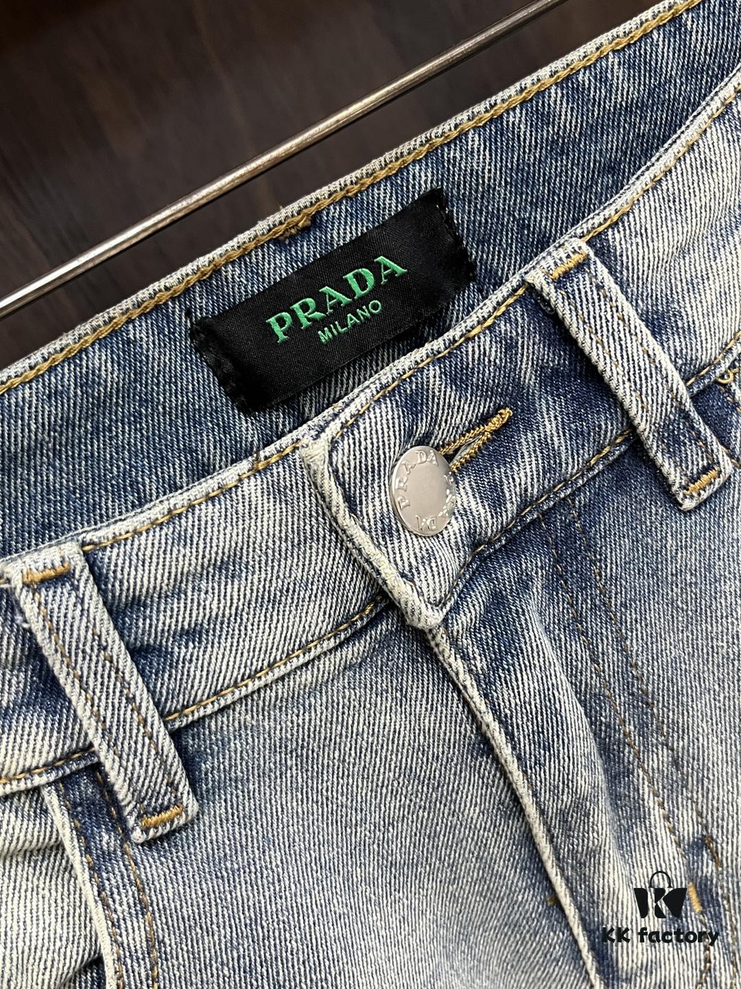 Exclusive New Arrival🔥 Chrome Hearts Style Men's Fashion Casual Jeans, High-End European Original Design Pants, Trendy and Comfortable Casual Trousers with Excellent Breathability and Impeccable Details, Showcasing Premium Quality and Brand-Inspired Aesthetic