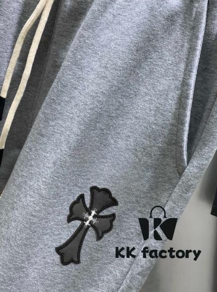 Chrome Hearts 2025 Spring New Arrival Men's Casual Pants Sweatpants, Counter Synchronized Release ✨ High-End Custom Original Production, Premium Minimalist Fashion Design ✨ Official Logo, Imported 100% Cotton Fabric, Authentic Hardware Accessories, Elegant and Stylish Fit with Refreshing Look