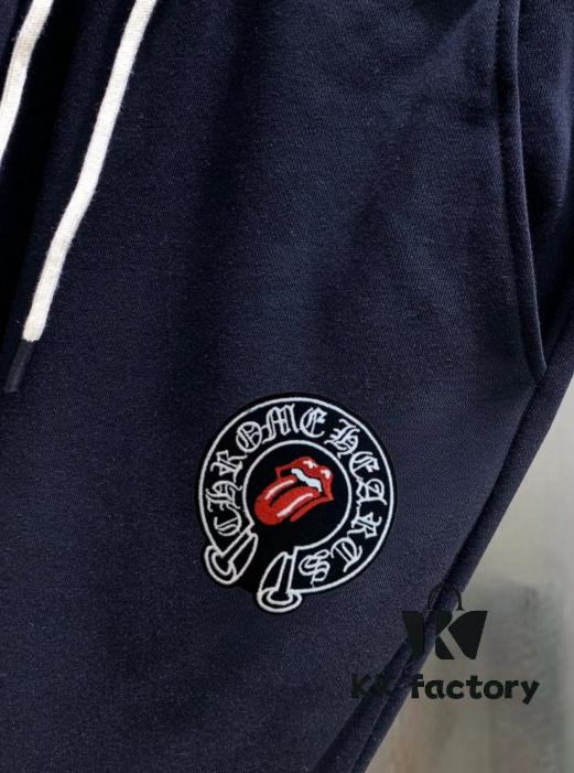 Chrome Hearts 2025 Spring New Arrival Men's Casual Sweatpants, High-End Custom Original Order, Simple and Stylish Design with Official Logo, 100% Premium Imported Cotton Fabric