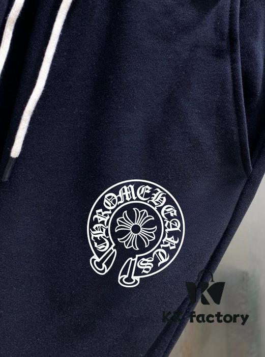 Chrome Hearts 2025 Spring New Arrival Men's Casual Pants Sweatpants, Counter Synced ✨ High-End Custom Original Order, Simple and Stylish Universal Match ✨ Official Logo Design, 100% Imported Cotton Fabric, Premium Imported Hardware Accessories