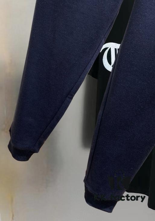 Chrome Hearts 2025 Spring New Arrival Men's Casual Pants Sweatpants, Counter Synchronized Release ✨ High-End Custom Original Production, Simple and Stylish Design with Official Logo ✨ Authentic Imported 100% Cotton Fabric, Premium Metal Trims, Elegant and Handsome Fit