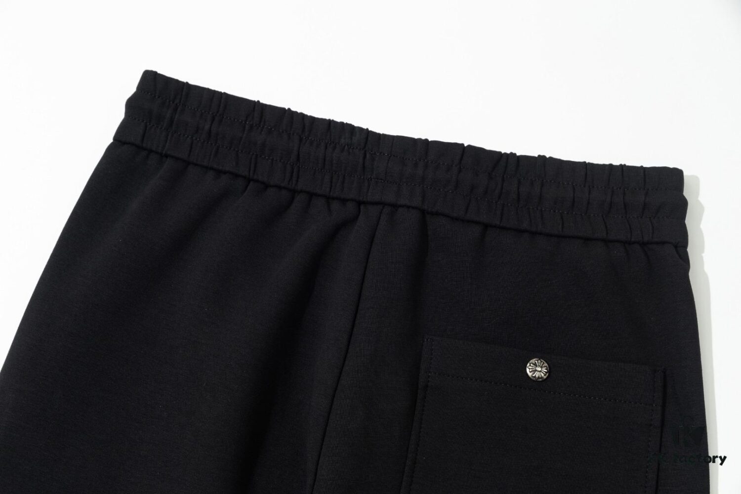 Chrome Hearts New Men's Original Stock Casual Pants, Sweatpants, High-End Custom Fashion Versatile Style with 3D Embroidered Logo, Premium Imported 100% Cotton Knit Fabric and Metal Trims