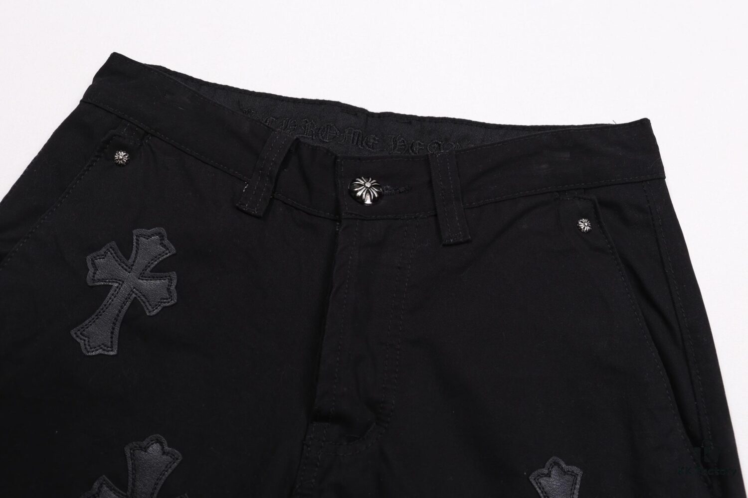 Chrome Hearts Limited Edition Camo Patch Leather Jeans