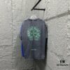 CH* Chrome Hearts* 2025 Spring/Summer New Arrival Distressed Snowflake Wash Vintage Round Neck Short Sleeve T-Shirt with Chest and Back Logo, Horseshoe Print, Custom Fabric Unisex Tee