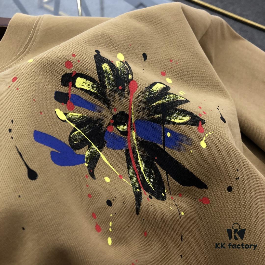 Chrome Hearts 2025 New Arrival Heavy Washed Embroidered Graffiti Print Short Sleeve T-Shirt △ Original Fabric △ High Version △ Premium Quality Influencer & Celebrity Style Unisex