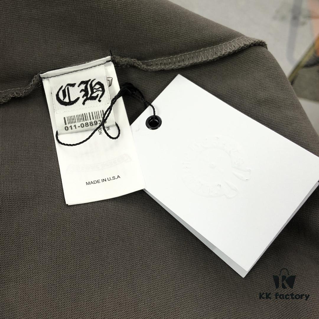 Chrome Hearts 2025 New Graffiti Print Short-Sleeve T-Shirt △ Original Fabric △ High Version △ Premium Quality Influencer & Celebrity Style △ 320g Garment Washed Horseshoe Cross Graffiti Design △ Fully Washable Horseshoe Cross Print △ Extremely Versatile and Stylish △ Complete with Triple Labels △ Unisex Essential Must-Have Tee