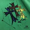 Chrome Hearts 2025 New Graffiti Print Short Sleeve T-Shirt △ Original Fabric △ High Version △ Premium Quality Influencer & Celebrity Style △ 320g Garment Washed Horseshoe Cross Graffiti Process △ Horseshoe Cross Print △ Extremely Versatile and Stylish △ Full Triple Labeling △ Unisex Essential Must-Have Tee