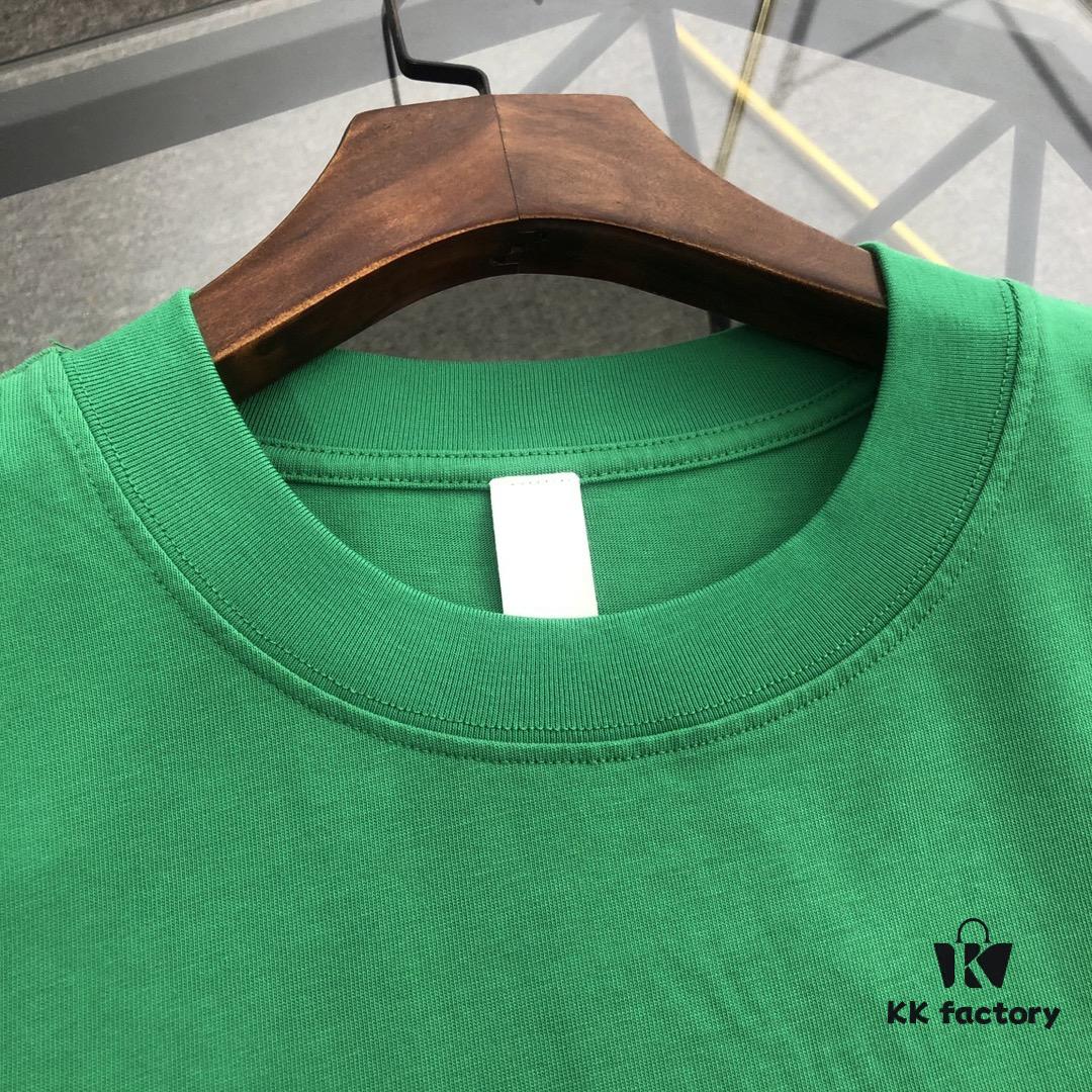 Chrome Hearts 2025 New Arrival Embroidered Graffiti Print Short Sleeve T-Shirt △ Original Fabric △ High Version △ Premium Quality Influencer & Celebrity Style 320g Garment Washed Embroidered Horse Hoof Cross Graffiti Design Extremely Versatile Stylish Unisex Tee Complete with Triple Tags Must-Have for Everyone