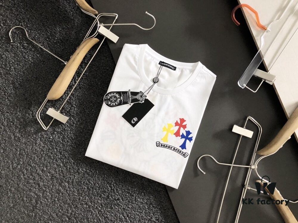 Chrome Hearts 2025 Latest Print Short-Sleeve T-Shirt, High-Quality Cabinet Original Order Tee, Premium Craftsmanship with Imported Fabric