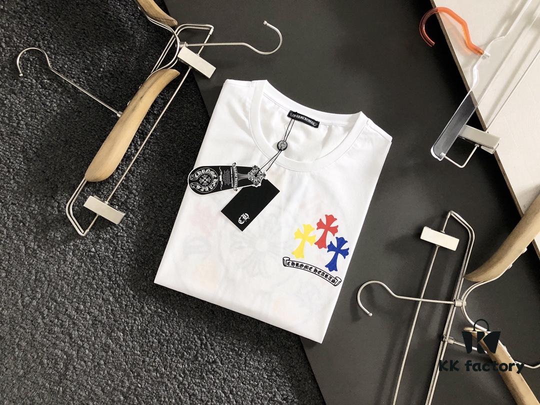 Chrome Hearts 2025 Latest Print Short-Sleeve T-Shirt, High-Quality Cabinet Original Order Tee, Premium Craftsmanship with Imported Fabric