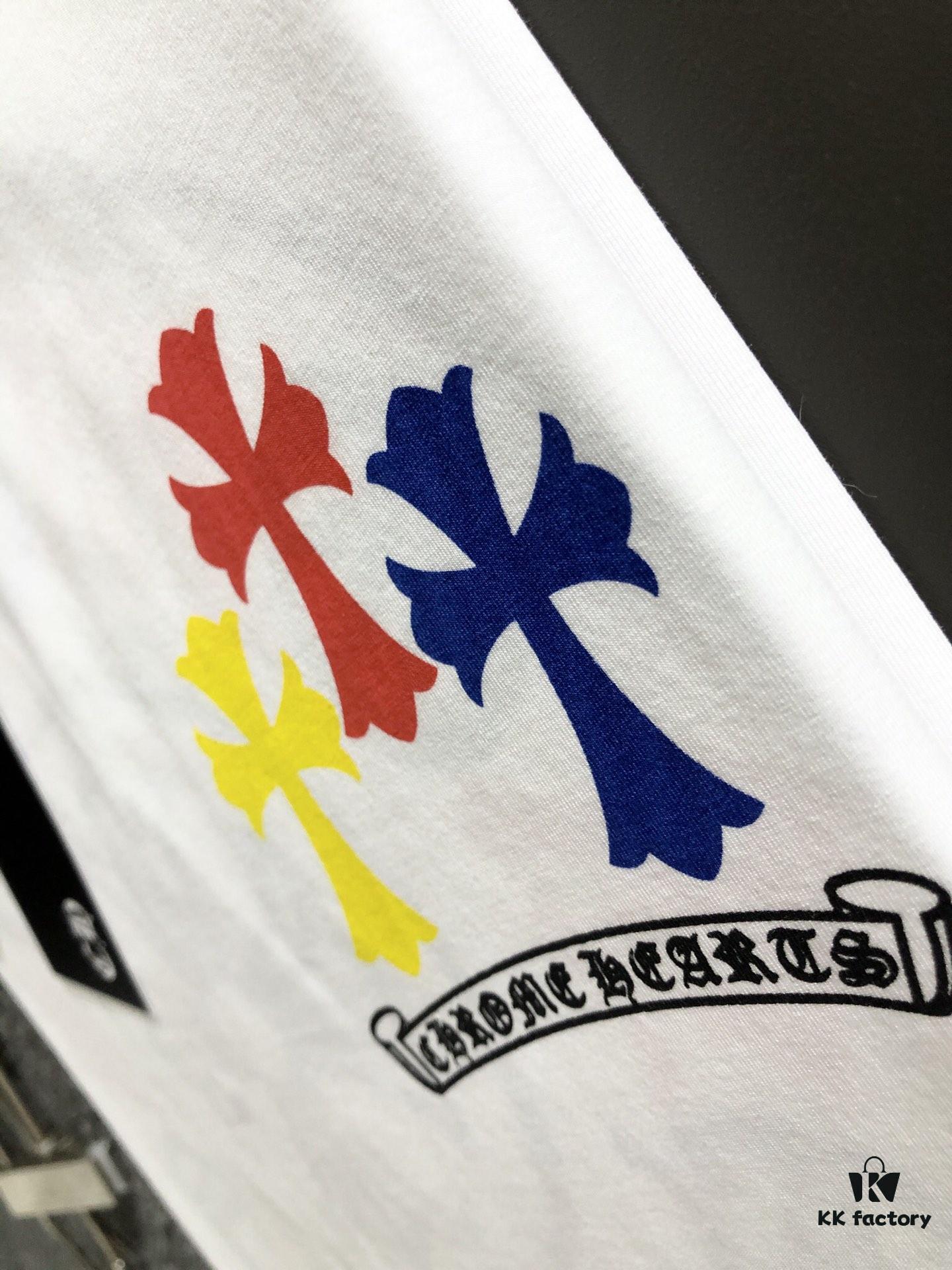 Chrome Hearts 2025 Latest Print Short-Sleeve T-Shirt, High-Quality Cabinet Original Order Tee, Premium Craftsmanship with Imported Fabric