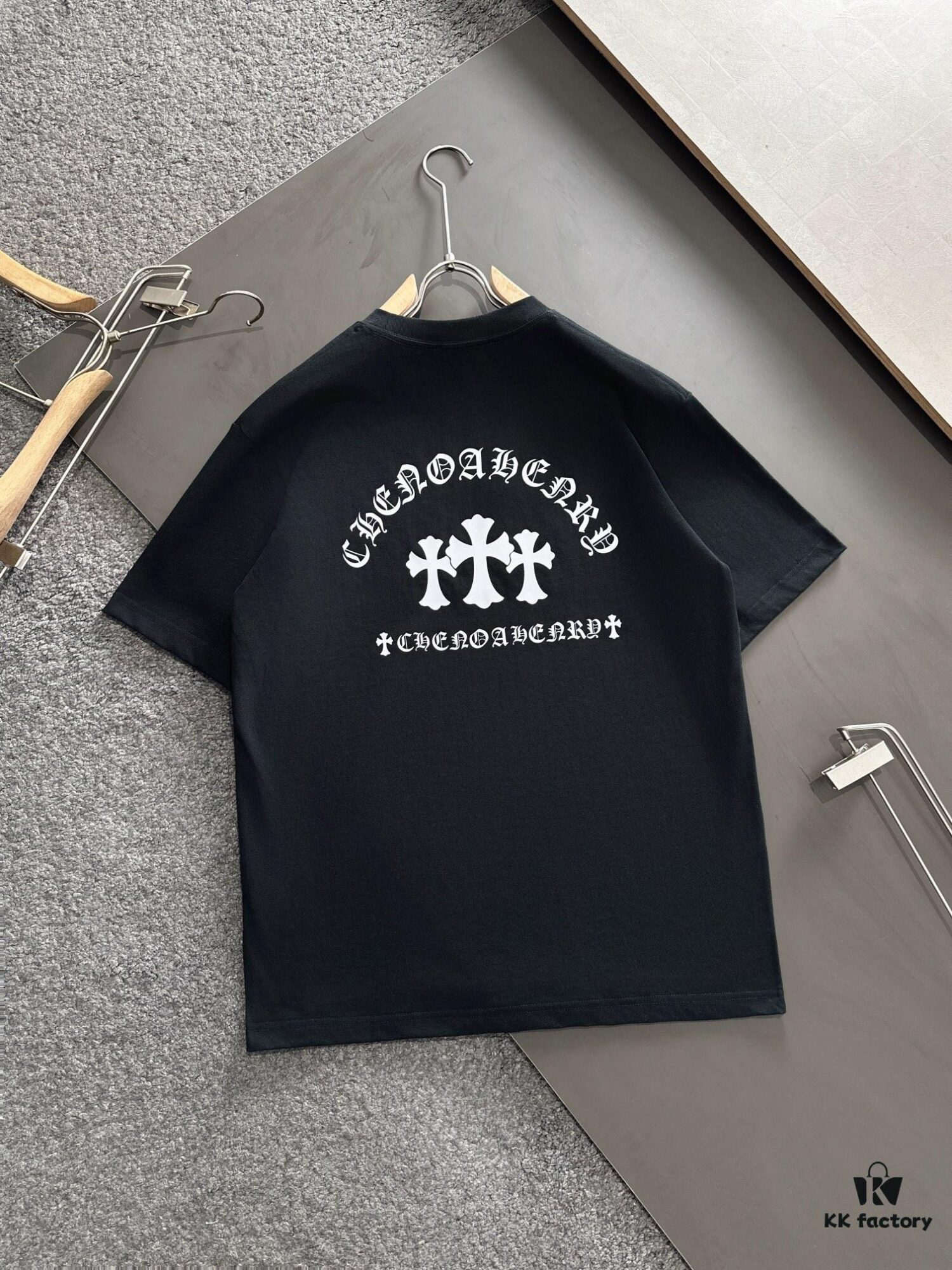 Chrome Hearts 2025 Latest Print Short Sleeve T-Shirt, High-Quality Cabinet Original Order Tee, Premium Craftsmanship with Imported Fabric