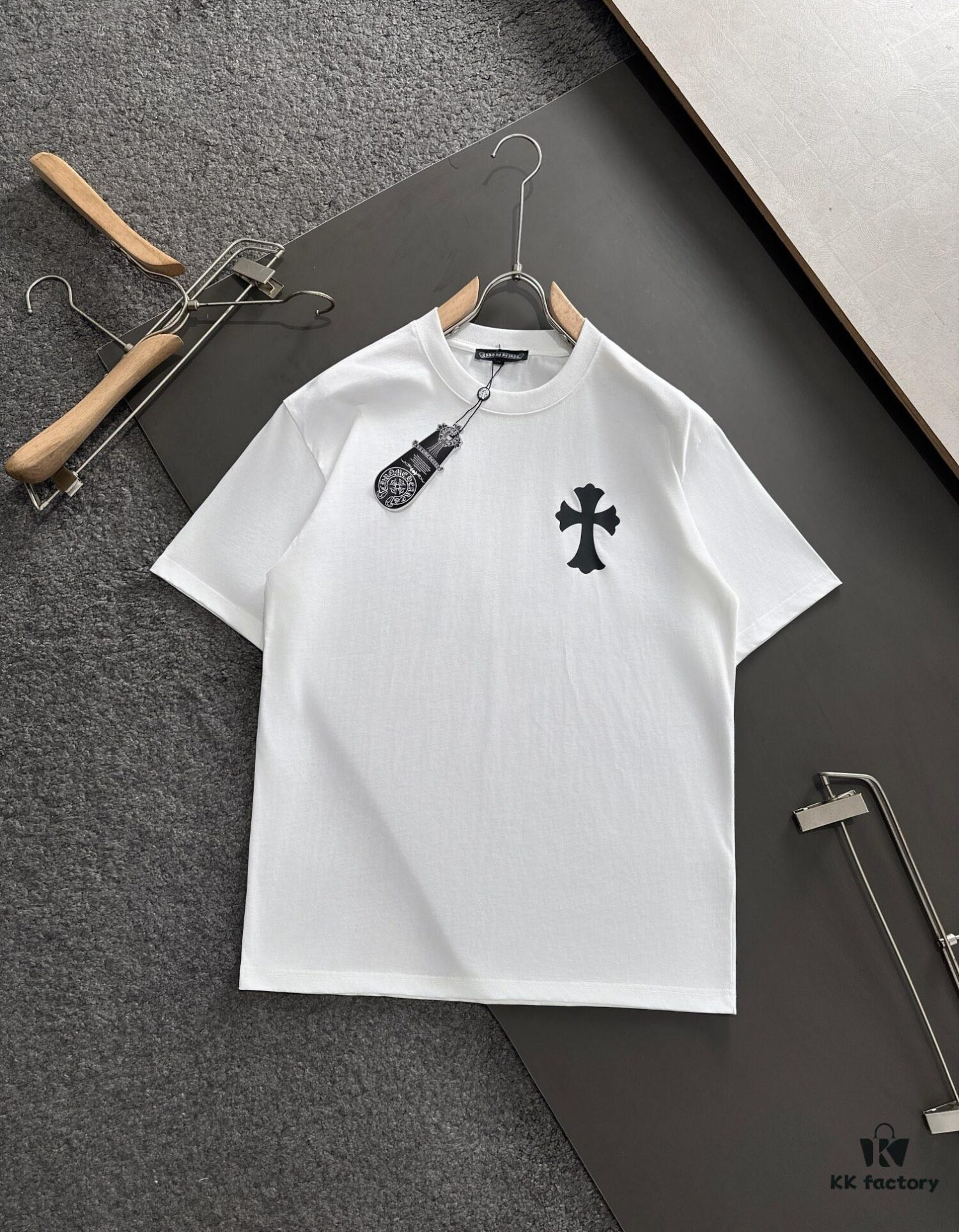 Chrome Hearts 2025 Newest Print Short Sleeve T-Shirt, High-Quality Cabinet Original Order, Top-Tier Craftsmanship with Imported Fabric