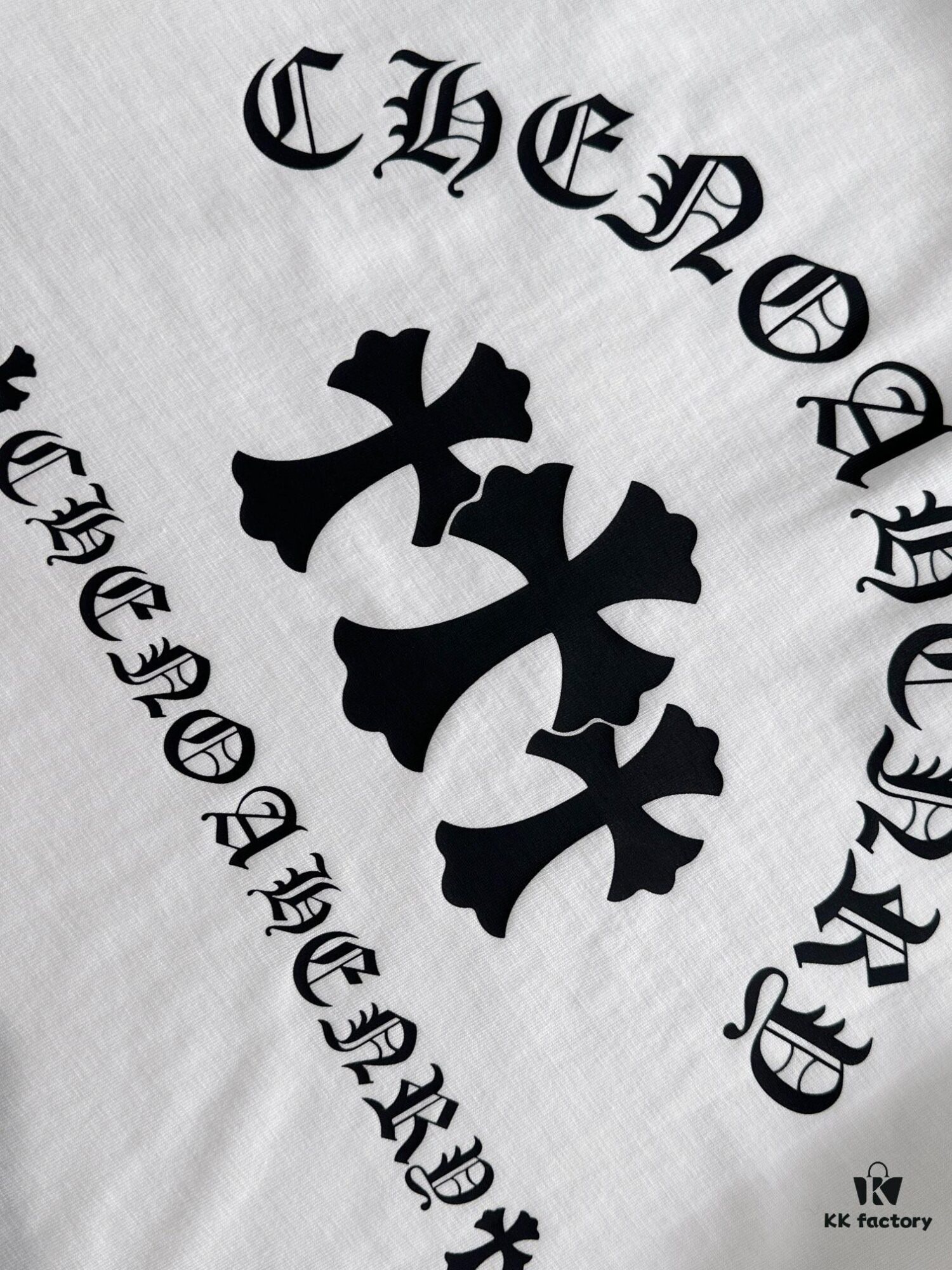 Chrome Hearts 2025 Newest Print Short Sleeve T-Shirt, High-Quality Cabinet Original Order, Top-Tier Craftsmanship with Imported Fabric