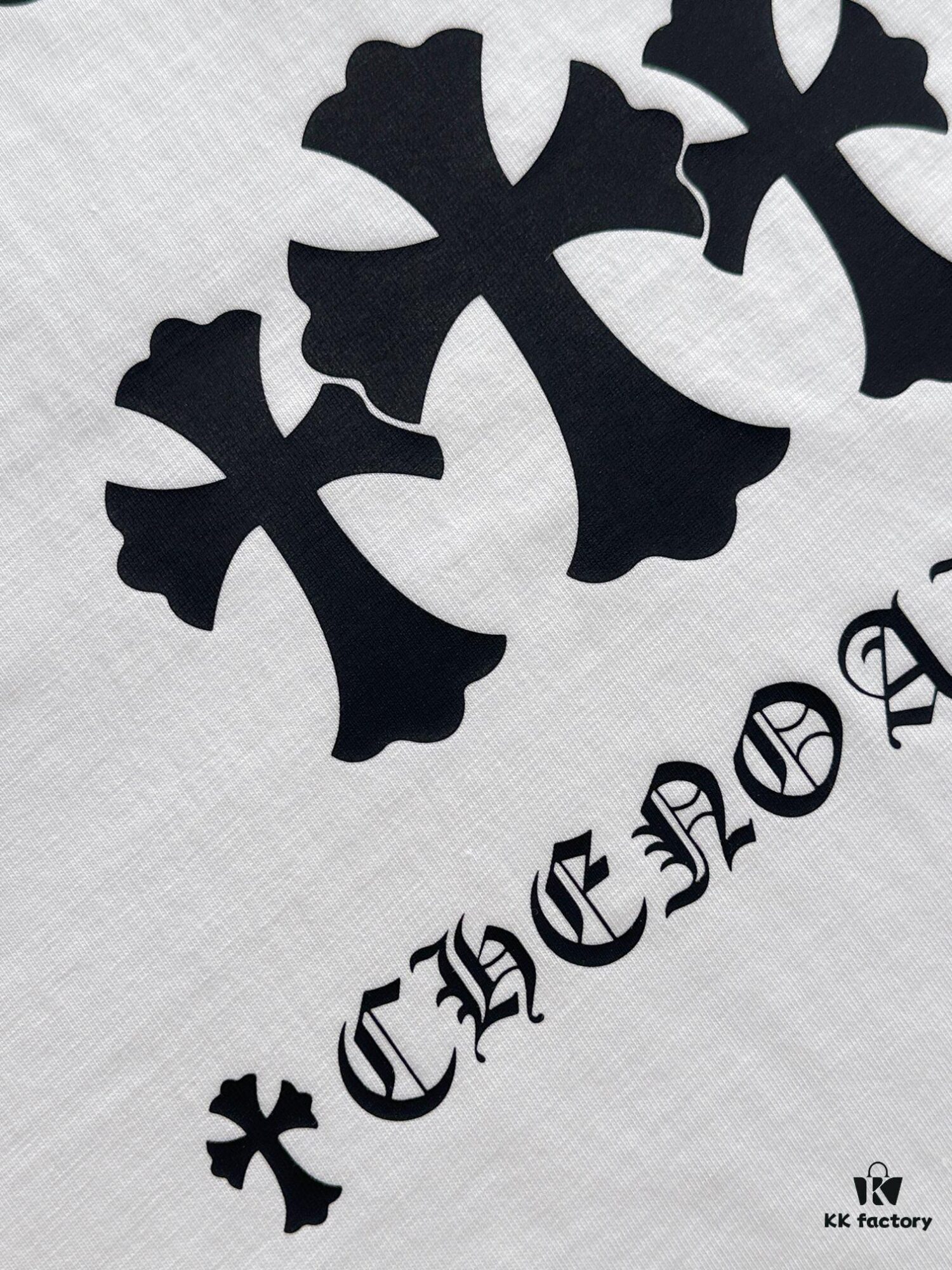 Chrome Hearts 2025 Newest Print Short Sleeve T-Shirt, High-Quality Cabinet Original Order, Top-Tier Craftsmanship with Imported Fabric