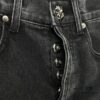 Chrome Hearts & Klutch Face Skull Patchwork Denim Jeans