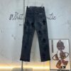 Chrome Hearts & CH Metal Cross New King Cow Denim Jeans