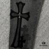 Chrome Hearts & CH Metal Cross New King Cow Denim Jeans