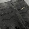 Chrome Hearts & CH Metal Cross New King Cow Denim Jeans