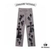 Chrome Hearts & CH Metal Cross New Style Premium Bull Denim Jeans