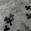 Chrome Hearts & CH Metal Cross New King Cow Denim Jeans