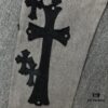 Chrome Hearts & CH Metal Cross New King Cow Denim Jeans