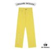 Chrome Hearts CH New York Limited Yellow Dopamine Denim Jeans Unisex Streetwear