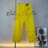 Chrome Hearts CH New York Limited Edition Yellow Dopamine Denim Jeans Unisex Streetwear
