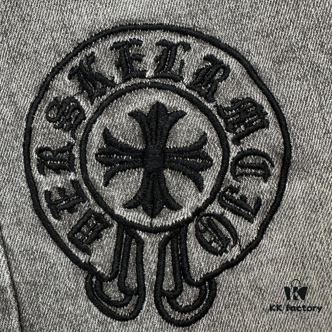 Chrome Hearts | Gray High-Street Slim Fit Denim Jeans