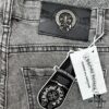 Chrome Hearts | Gray High-Street Slim Fit Denim Jeans