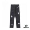 Chrome Hearts｜Chrome Hearts 24SS VIP Custom Black and White Patch Denim Pants