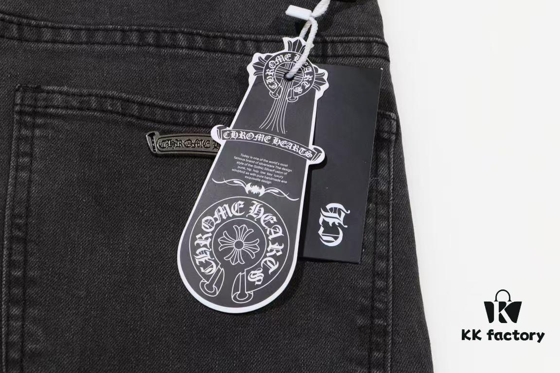 Chrome Hearts｜Chrome Hearts 24SS VIP Custom Black and White Patch Denim Pants