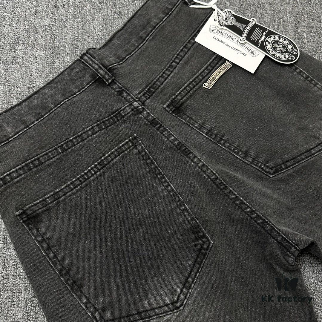 Chrome Hearts｜Chrome Hearts 24SS VIP Custom Black and White Patch Denim Jeans