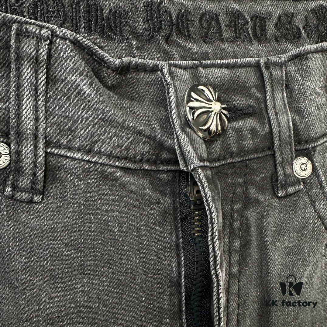 Chrome Hearts｜Chrome Hearts 24SS VIP Custom Black and White Patch Denim Jeans