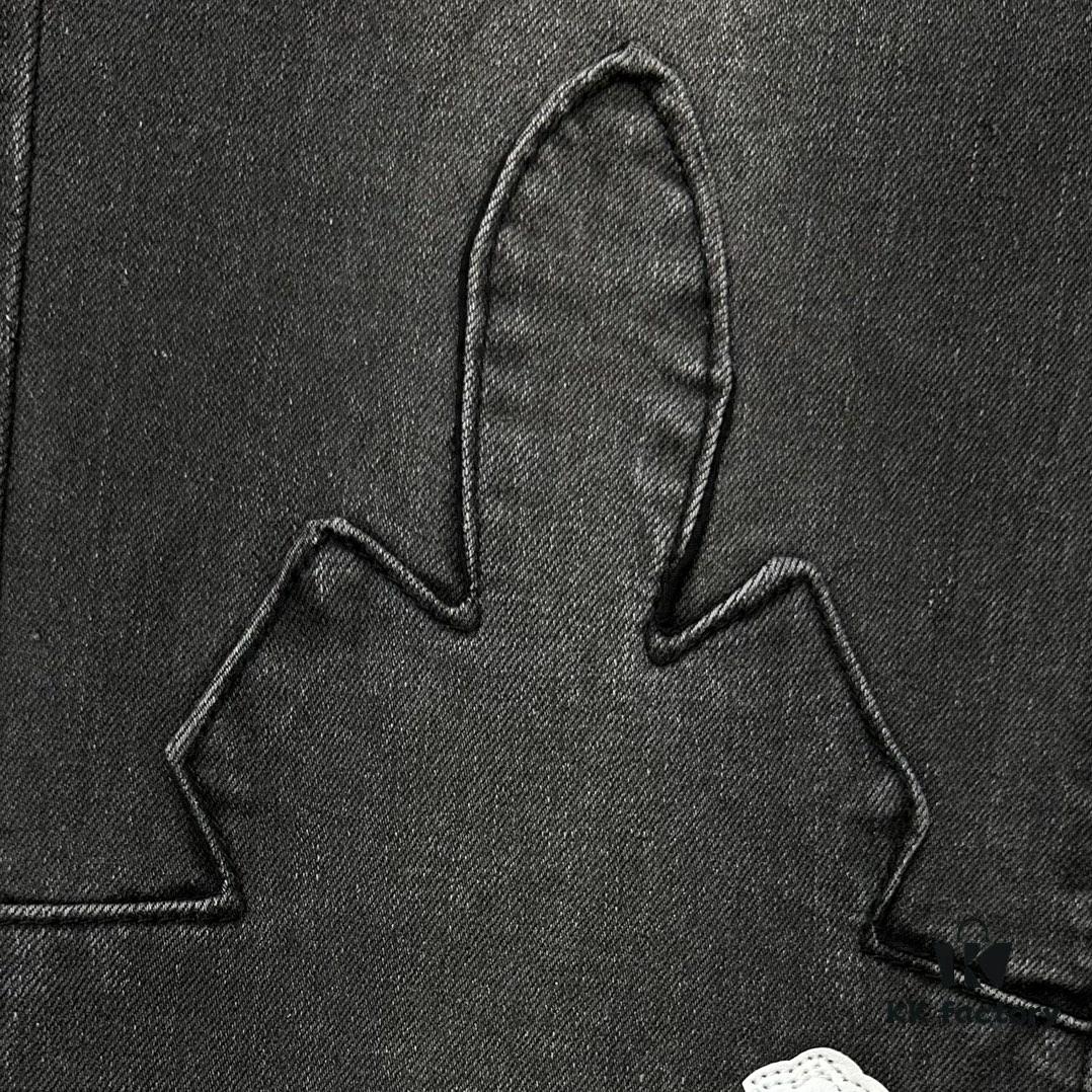 Chrome Hearts｜Chrome Hearts 24SS VIP Custom Black and White Patch Denim Jeans