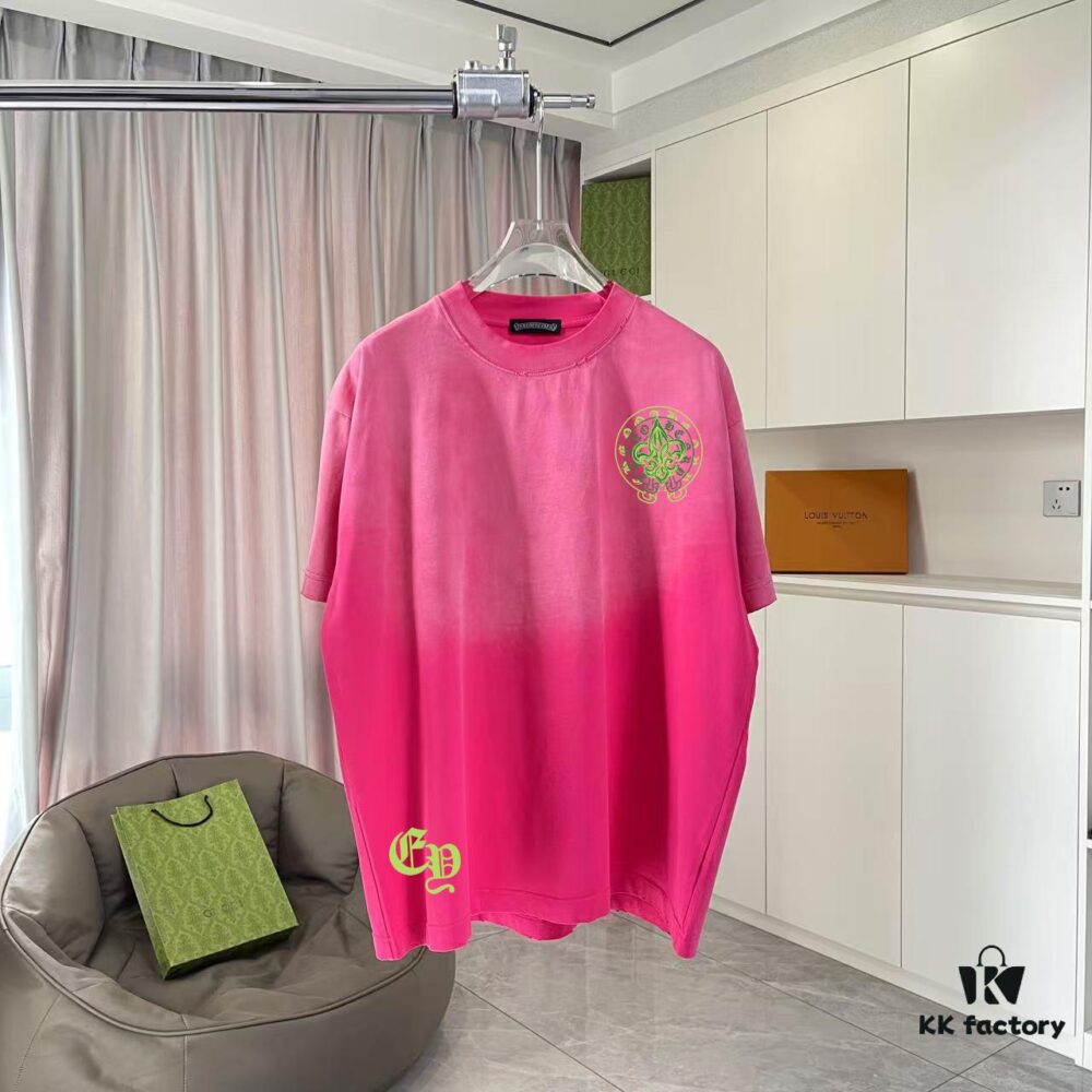 CH Crocodile 2025 Summer New Arrival Distressed Washed Ripped Monkey Spray Buddha Cross Print Short Sleeve T-Shirt Custom 320g Fabric Unisex