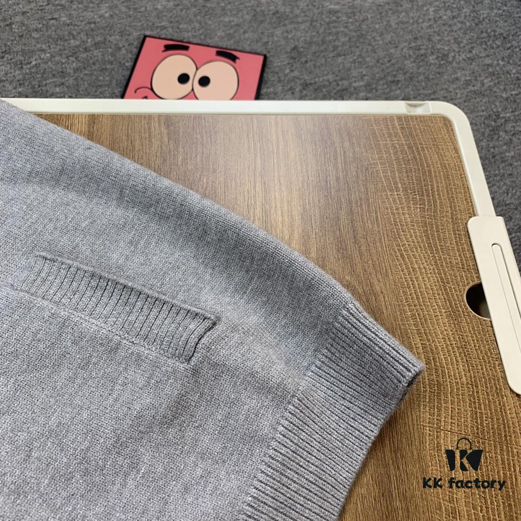 Chrome Hearts CH Cross Classic Heavy Embellished Zip-Up Knit Hooded Sweater Coat