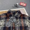 Chrome Hearts Classic Cashew Flower Cross Jacquard Long Sleeve Shirt Unisex Casual Shirt