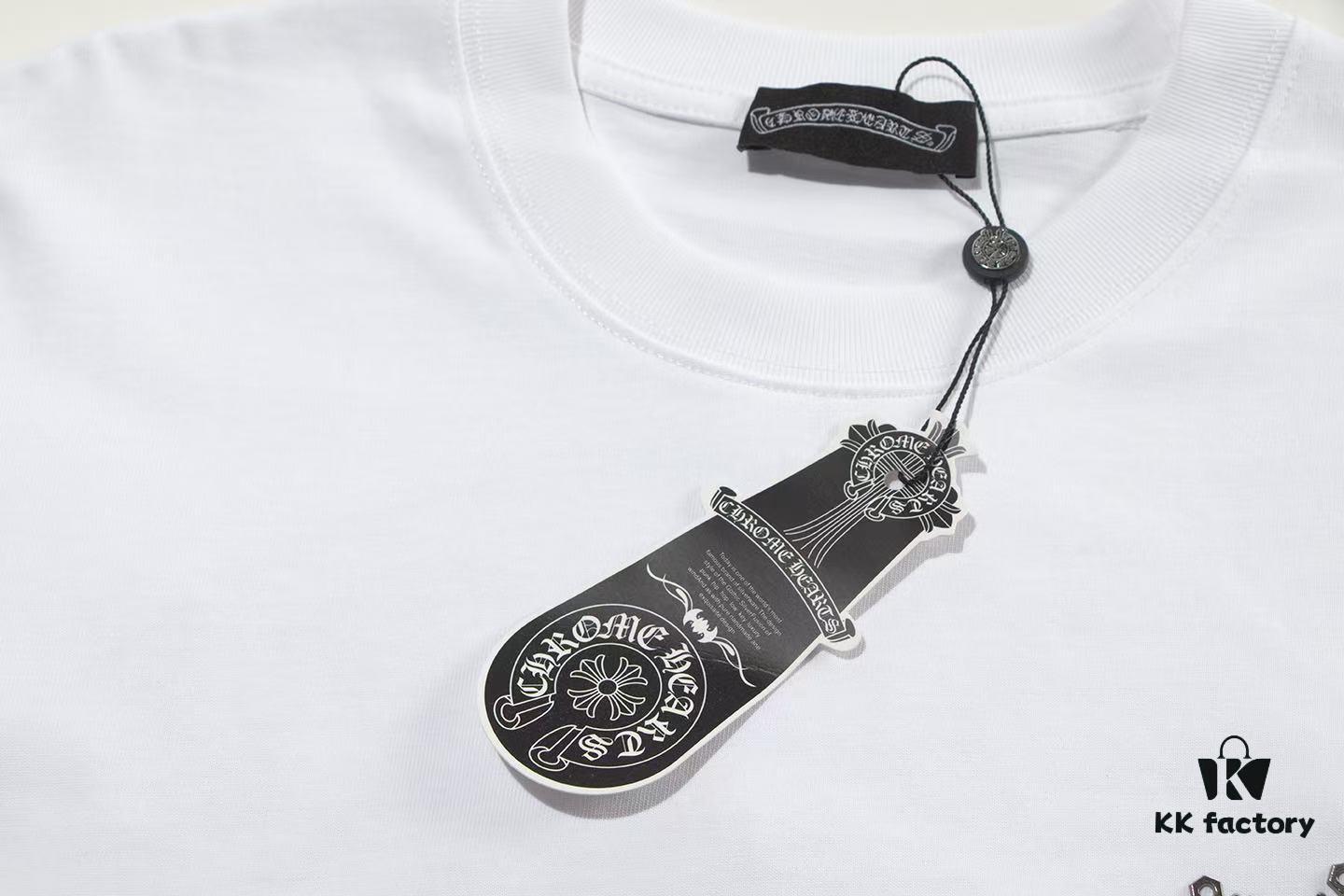 2025 New Crocodile Heart Metal Rhinestone Embellished Short Sleeve T-Shirt