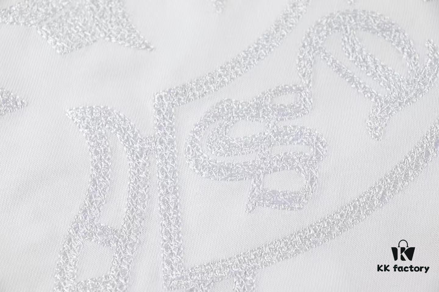 2025 New Crocodile Heart Embroidered Short Sleeve T-Shirt