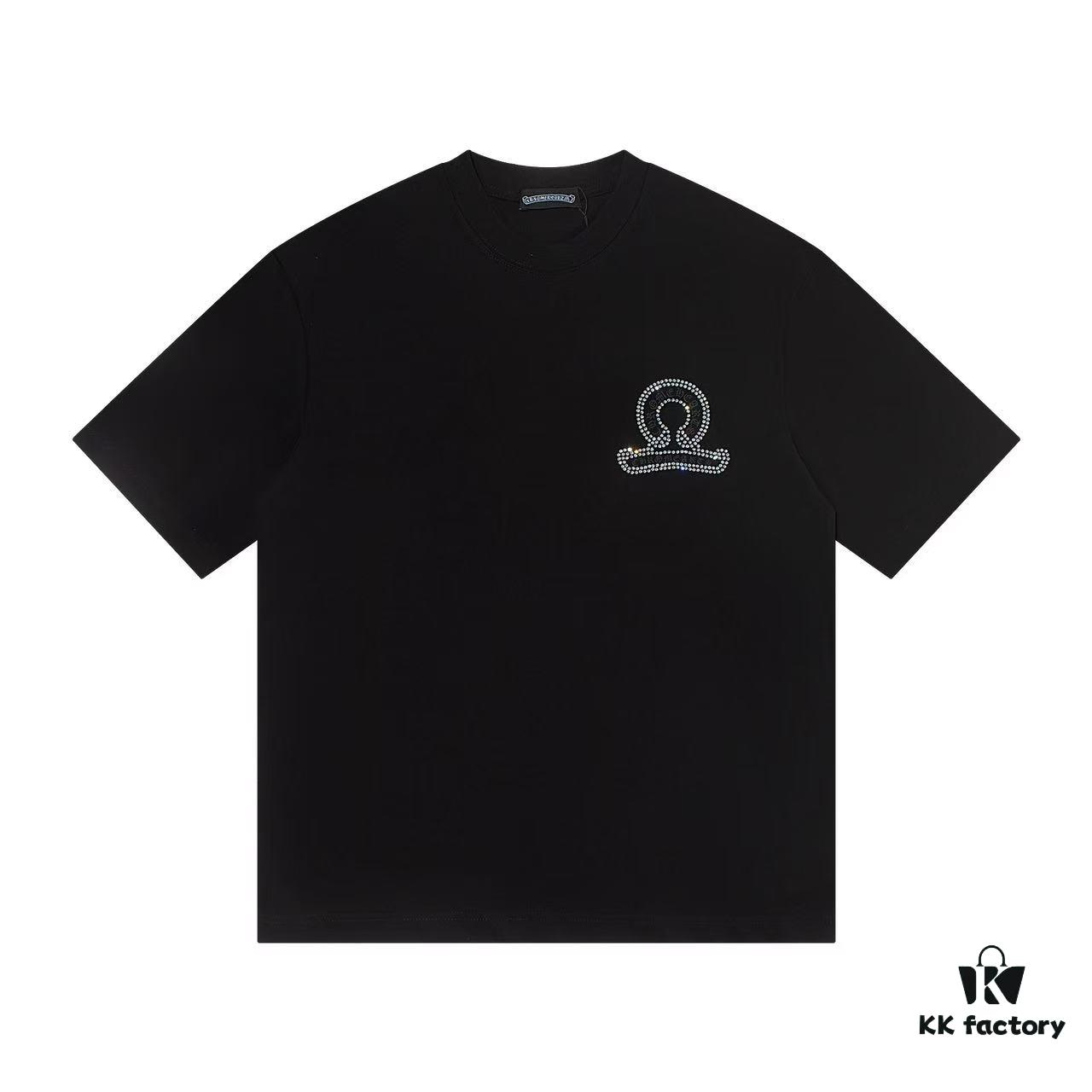 2025 New Croxx Rhinestone Embellished Short Sleeve T-Shirt